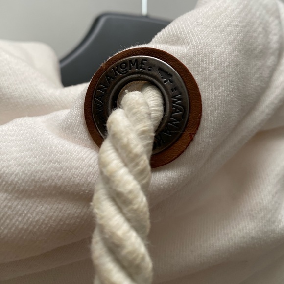 WANAKOME - Artemis Dip Dye Peachy Cowl Neck Hoodie - Picture 6 of 9